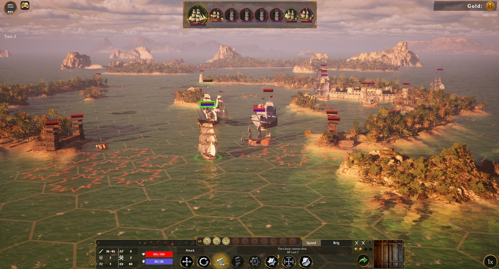 Ship positioning image